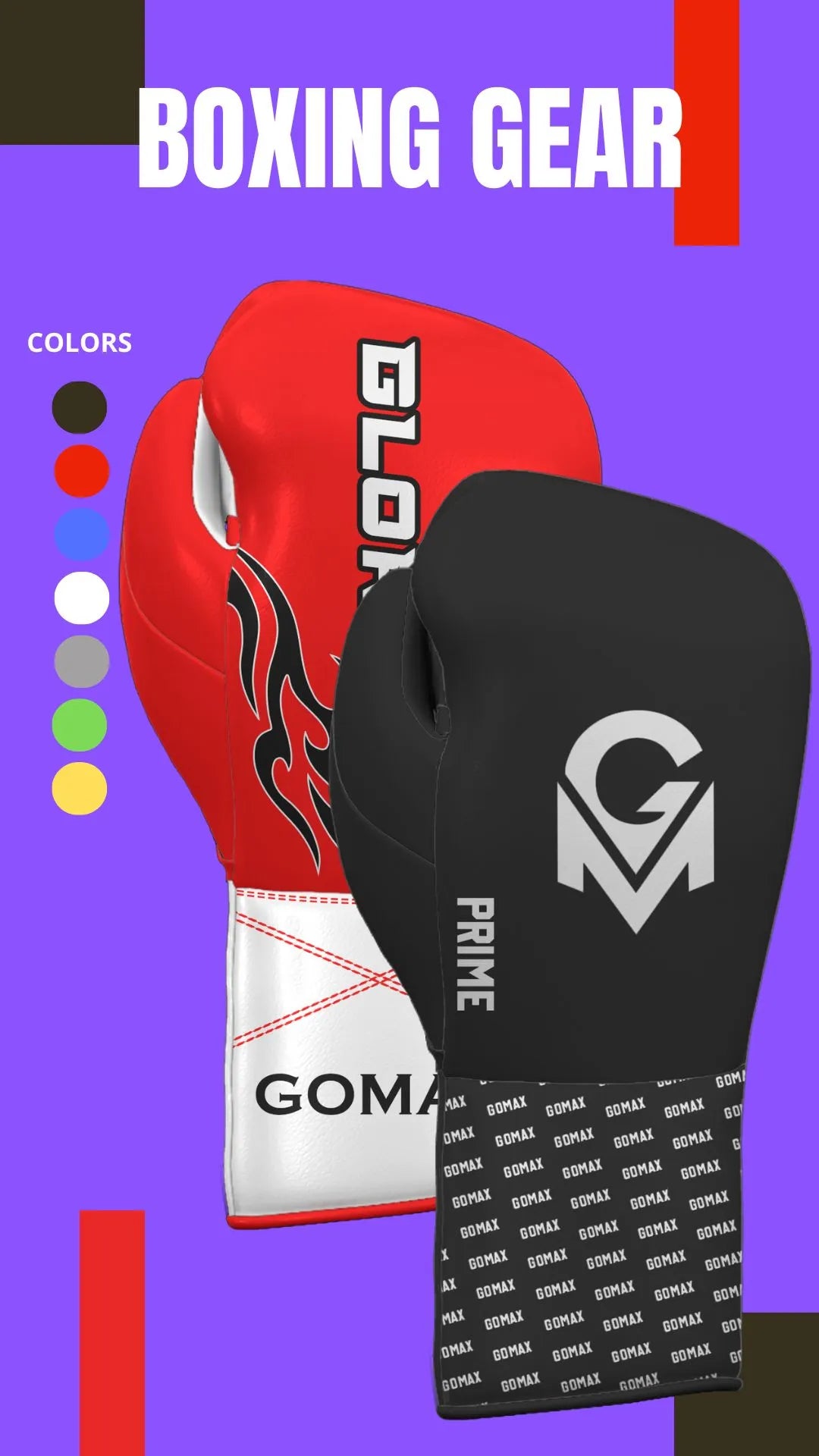 Premium boxing glove for training and sparring