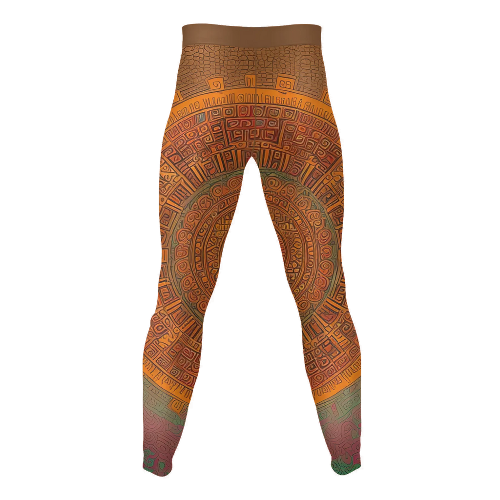 Aztec Eclipse – Premium BJJ Rash Guard Compression Pants/Spats/Leggings for Men & Women