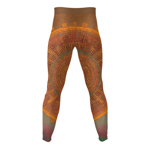 Aztec Eclipse – Premium BJJ Rash Guard Compression Pants/Spats/Leggings for Men & Women