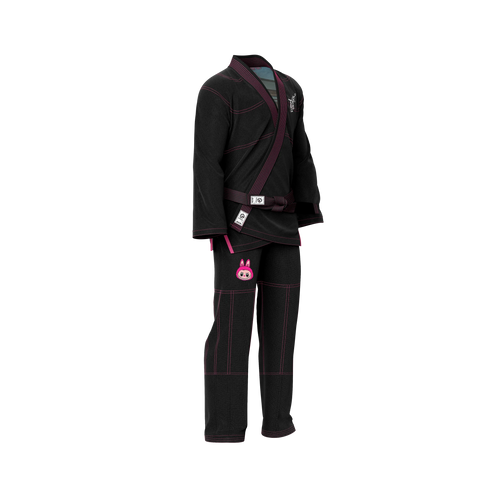 Labubu IBJJF Approved BJJ Gi – durable black gi trusted by martial arts athletes