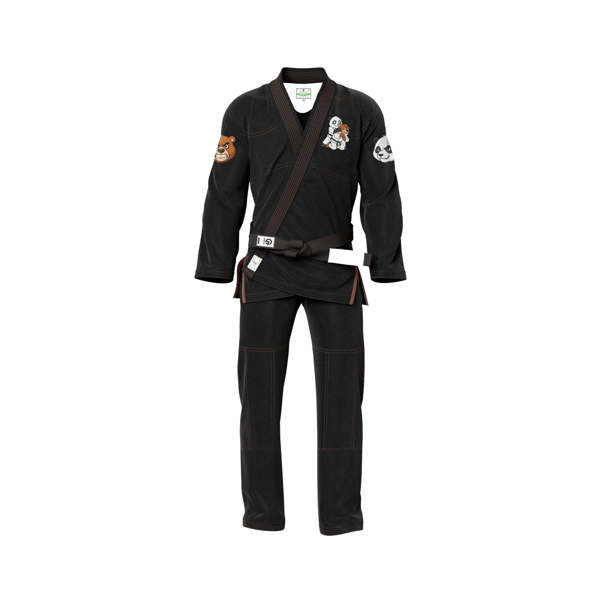 Black BJJ Gi - Brazilian Jiu Jitsu Gi - Pro Series - Zen & Zook