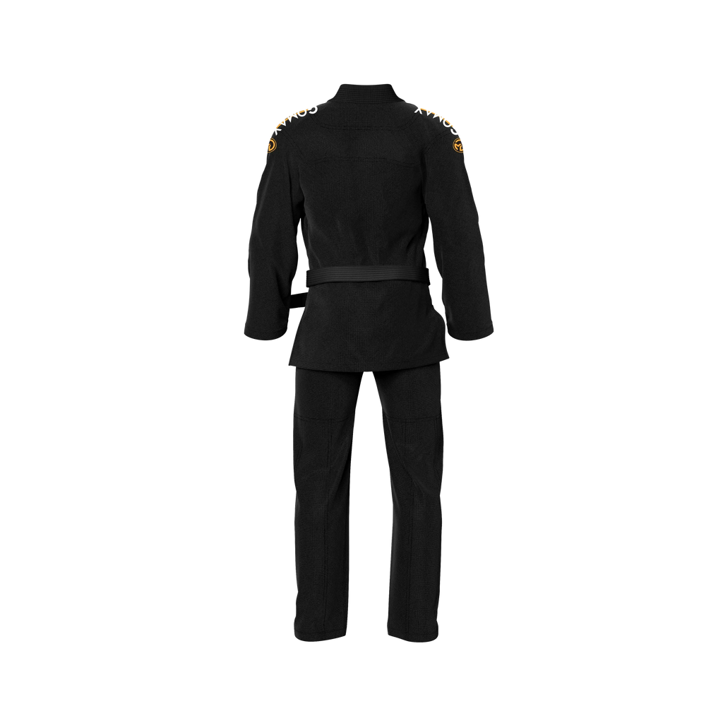 Black IBJJF Approved Gi – Competition Legal Jiu Jitsu for Men & Women-back