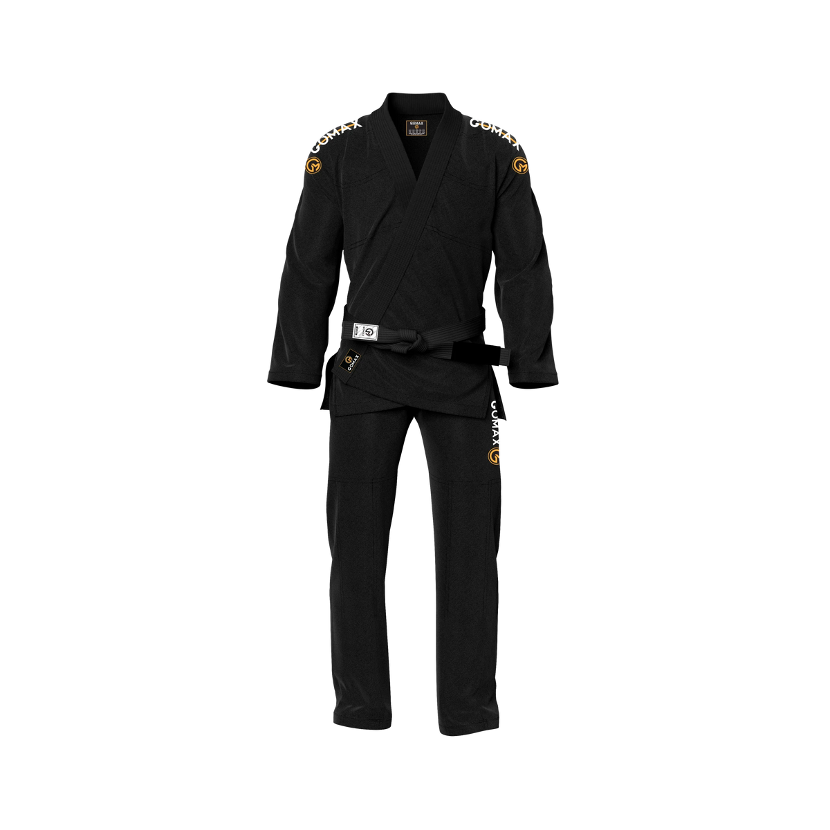 Black IBJJF Approved Gi – Competition Legal Jiu Jitsu for Men & Women-Front