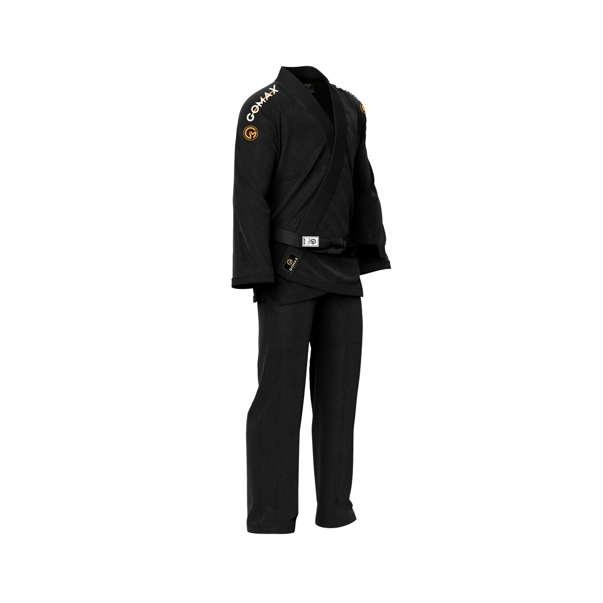 Black IBJJF Approved Gi – Competition Legal Jiu Jitsu for Men & Women-side