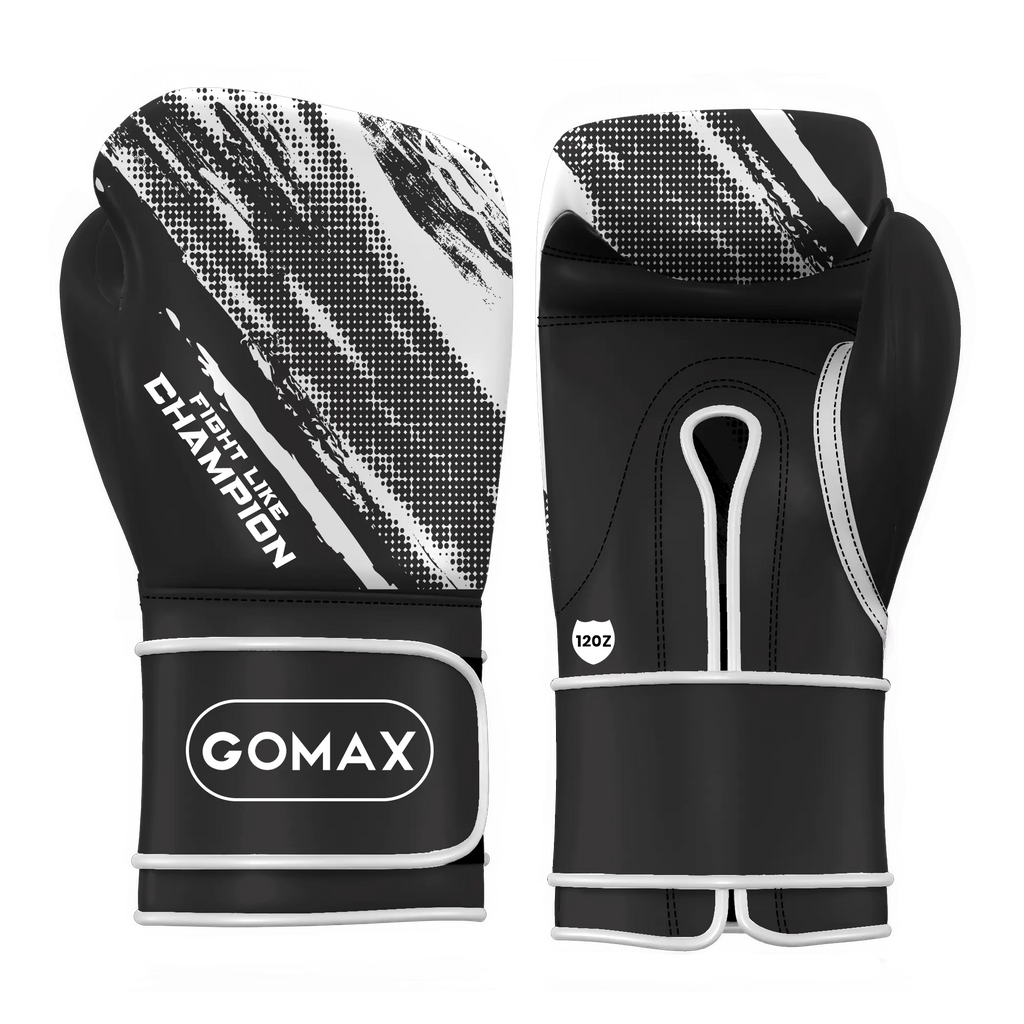 Iron Strike Pro Boxing Glove - Abstract (Black/White)