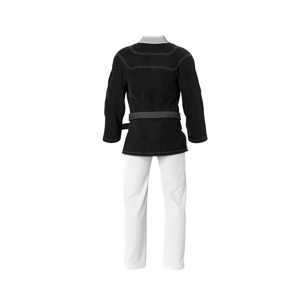 Black/White BJJ Gi - Brazilian Jiu Jitsu Gi Core Series - G3