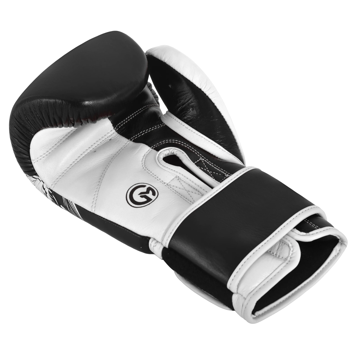 Professional boxing glove Skull edition Silver/Black