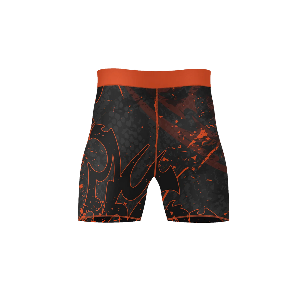 Blaze Hex Tactical Shorts – Premium BJJ Rash Guard Compression Shorts for Men & Women