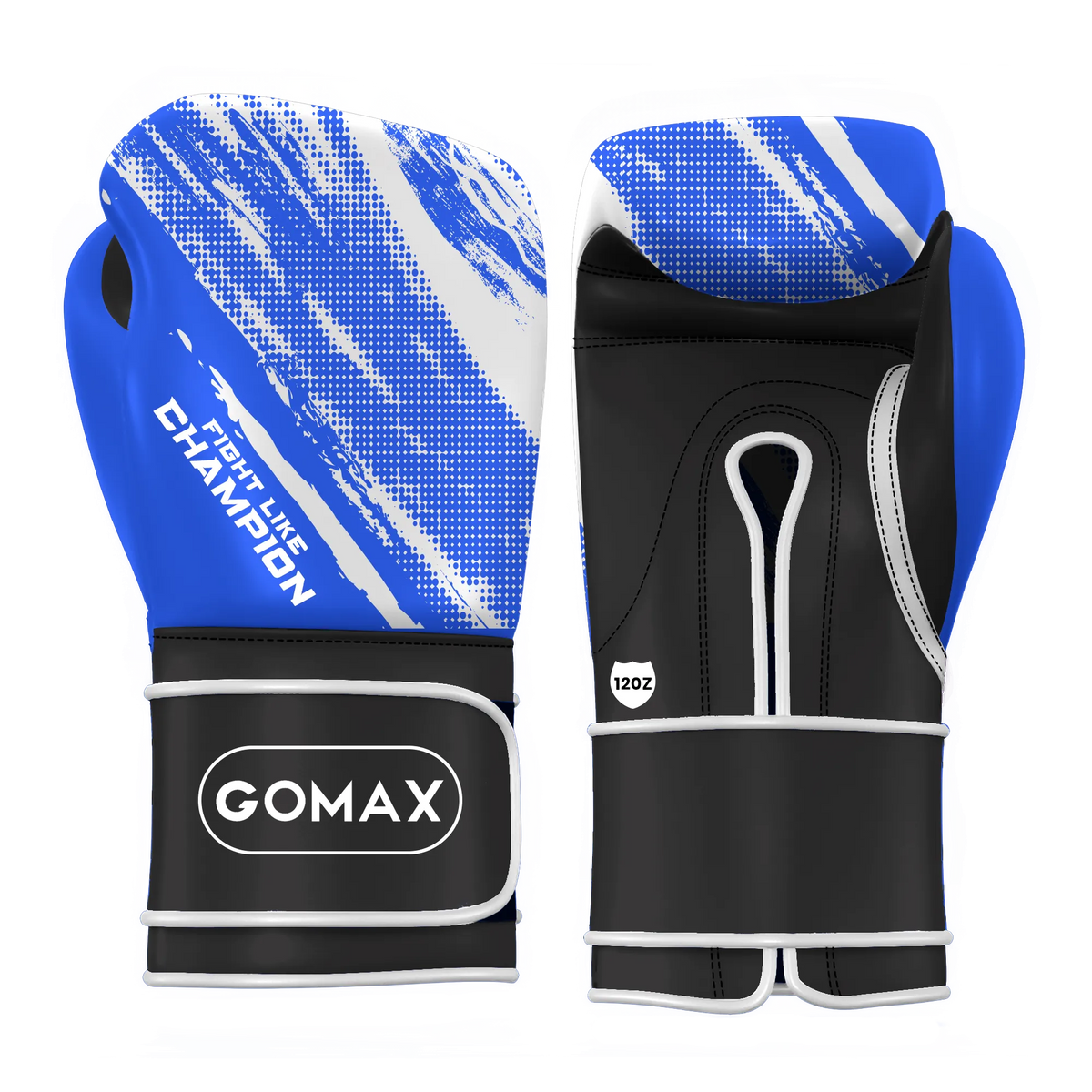 Iron Strike Pro Boxing Glove - Abstract (Blue/White)