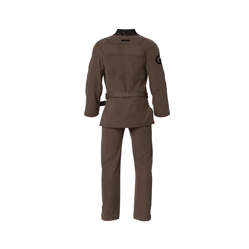 Durable Brown Gi BJJ uniform for fighters