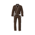 Lightweight Brown Jiu Jitsu Gi with pearl weave