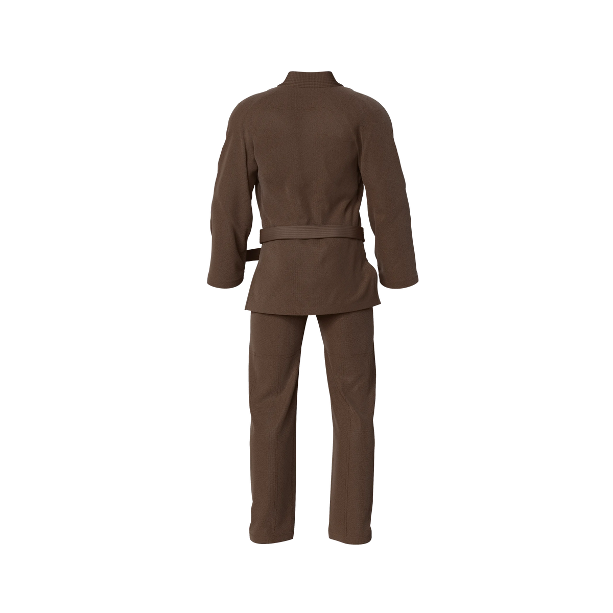 Competition-ready Brown Jiu Jitsu Gi