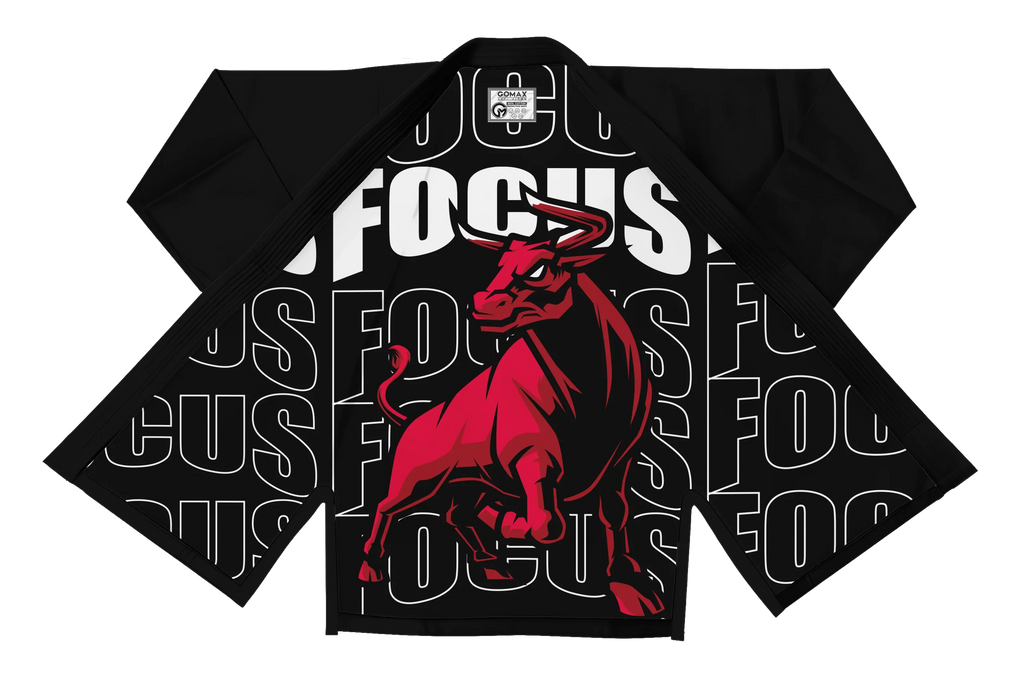 Bull Sublimation Black Brazilian Jiu Jitsu Gi - Premium Summit Series (BJJ GI)