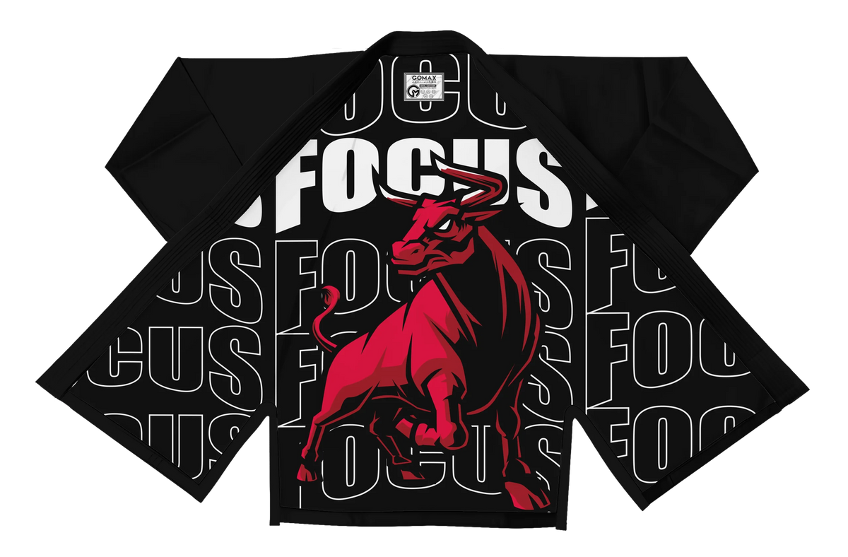 Bull Sublimation Black Brazilian Jiu Jitsu Gi - Premium Summit Series (BJJ GI)