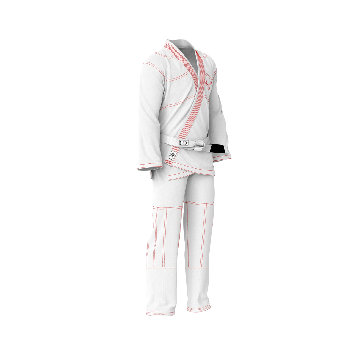 Canada White Sublimation Brazilian Jiu Jitsu Gi - Patriotic Series - Flagwave (BJJ GI)
