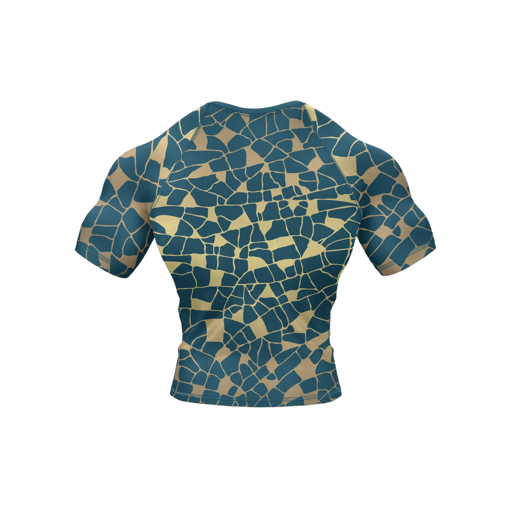 Cerulean Fractals - Premium BJJ Rash Guard / Compression Top for Men/Women