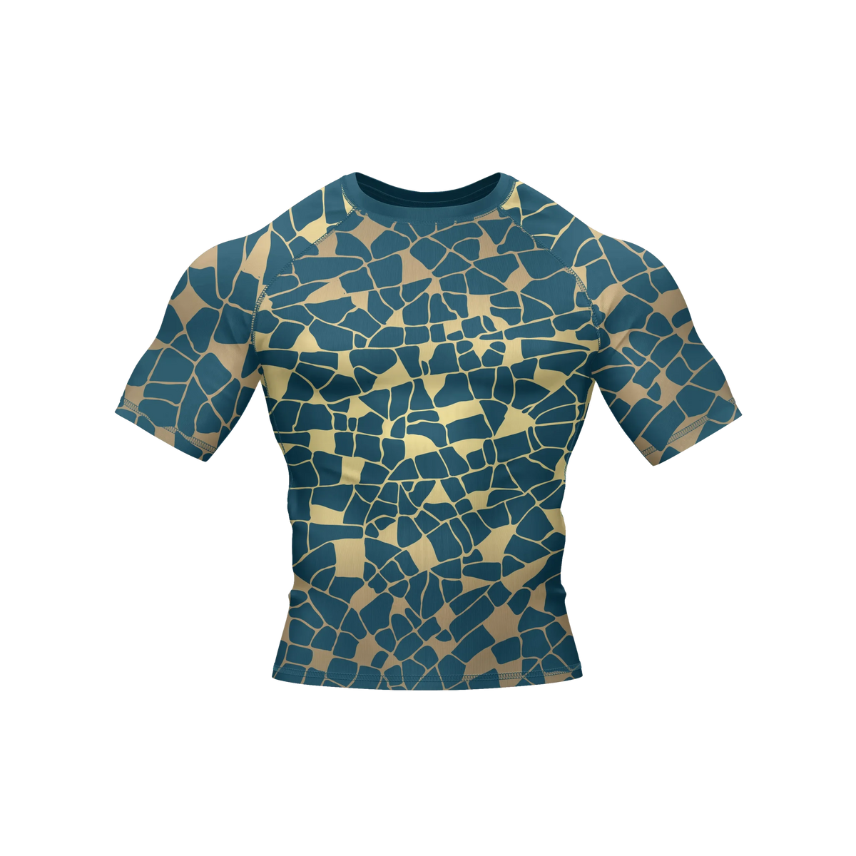 Cerulean Fractals - Premium BJJ Rash Guard / Compression Top for Men/Women