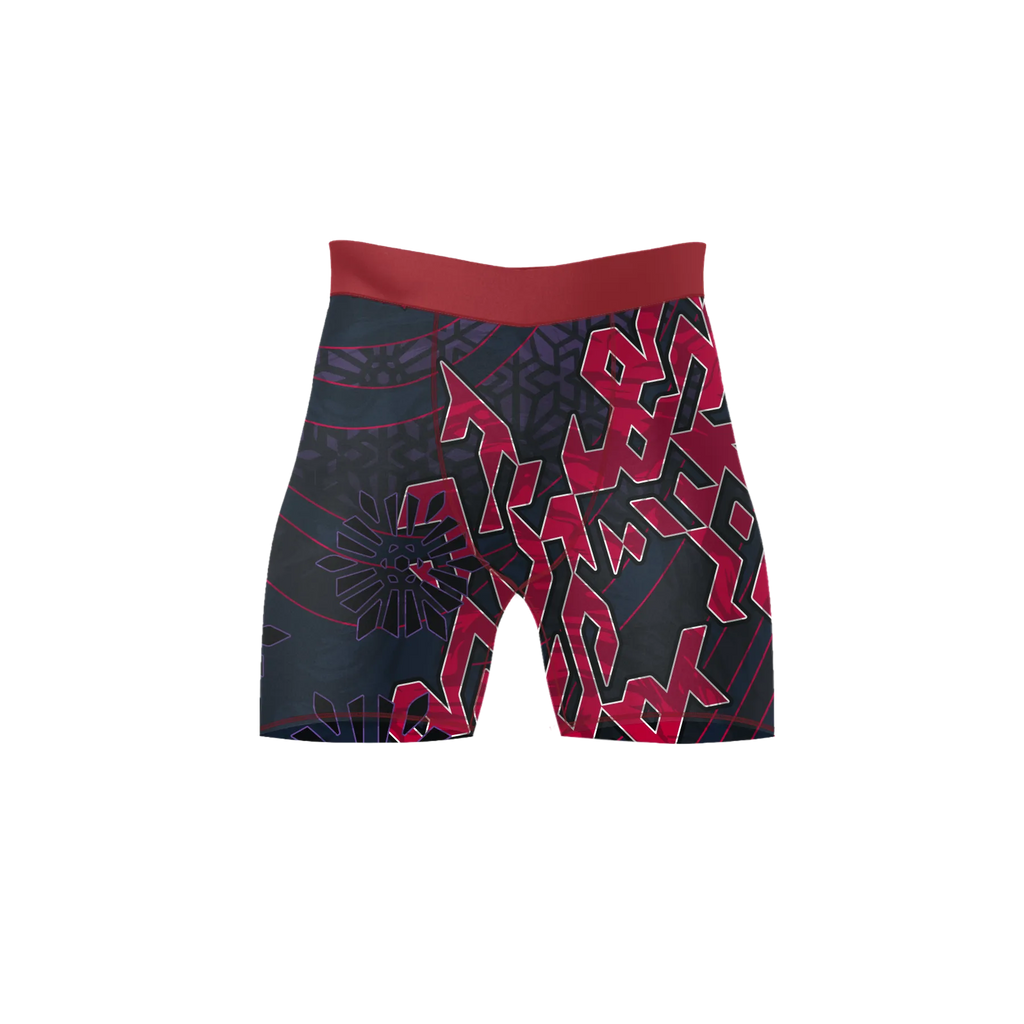 Cipher Flame Tactical Briefs – Premium BJJ Rash Guard Compression Shorts for Men & Women