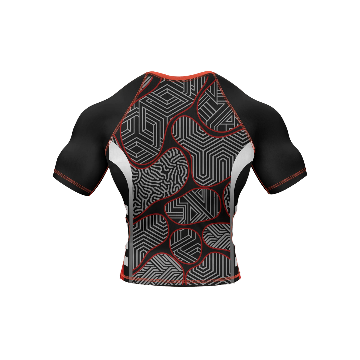 Cipher Realm - Premium BJJ Rash Guard / Compression Top for Men/Women
