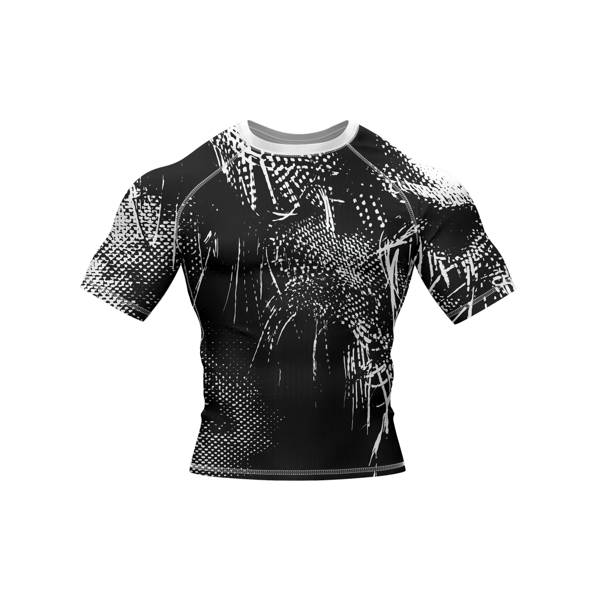 Cosmic Static - Premium BJJ Rash Guard / Compression Top for Men/Women