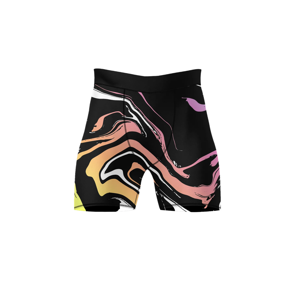 Cosmic Swirl – Premium BJJ Rash Guard Compression Shorts for Men & Women
