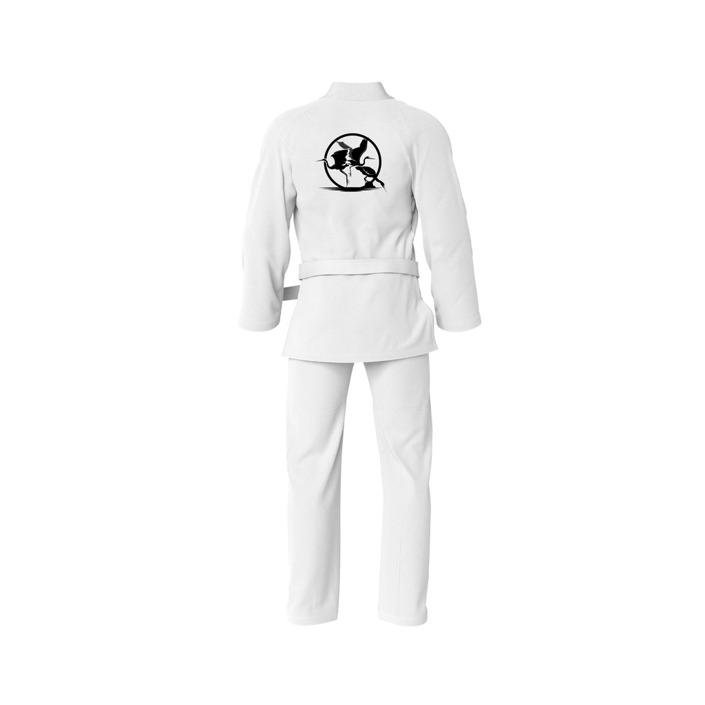 White Cranes Sublimation Brazilian Jiu Jitsu Gi - Premium Summit Series (BJJ GI)