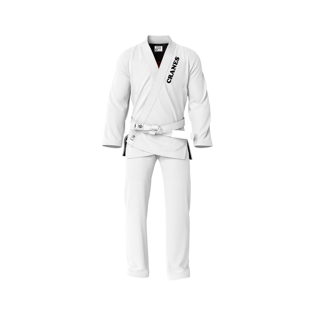 White Cranes Sublimation Brazilian Jiu Jitsu Gi - Premium Summit Series (BJJ GI)