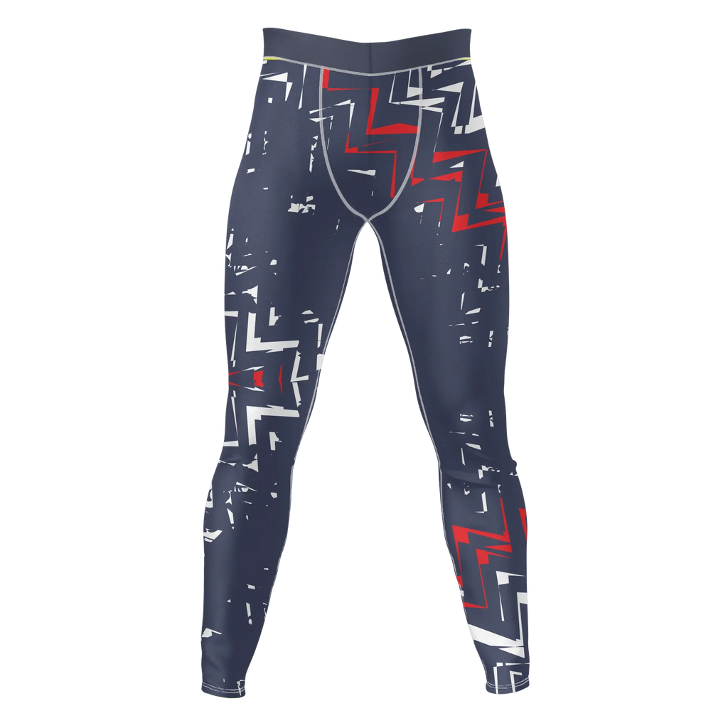 Crimson Apex – Premium BJJ Rash Guard Compression Pants/Spats/Leggings for Men & Women