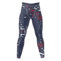 Crimson Apex – Premium BJJ Rash Guard Compression Pants/Spats/Leggings for Men & Women