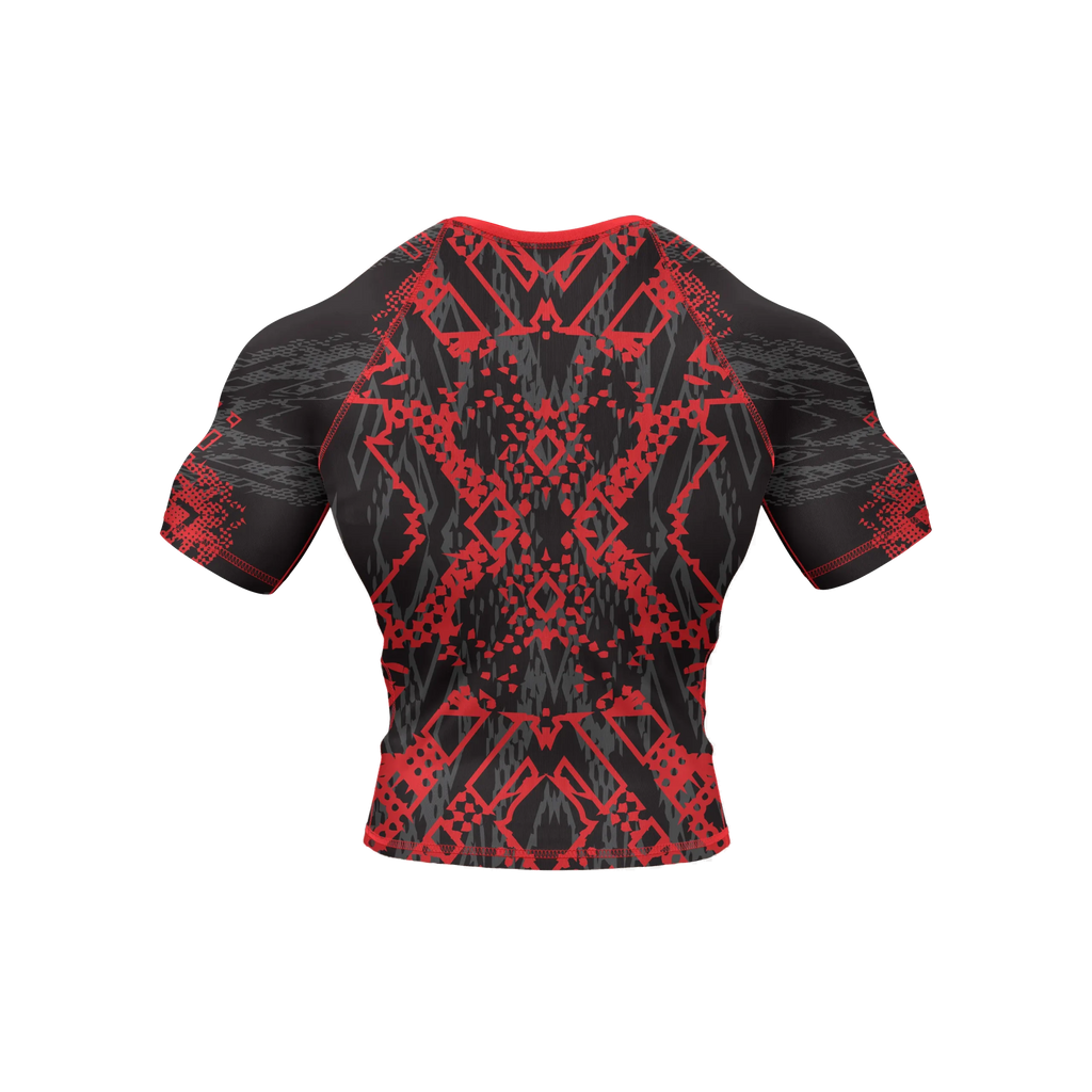 Crimson Core - Premium BJJ Rash Guard / Compression Top for Men/Women