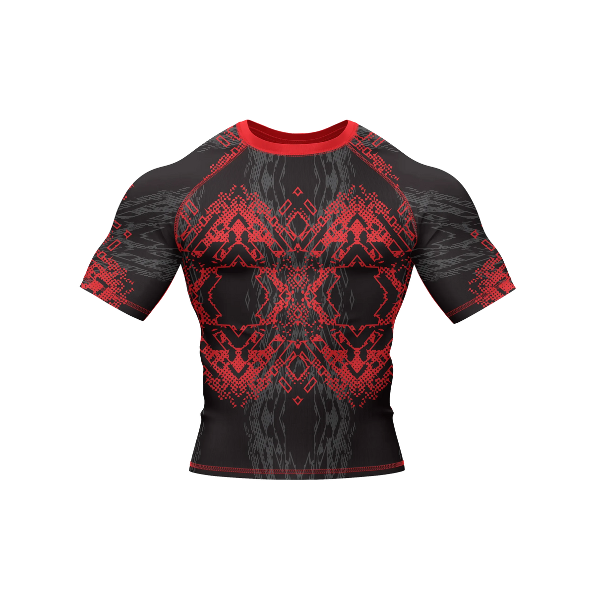 Crimson Core - Premium BJJ Rash Guard / Compression Top for Men/Women