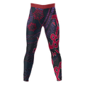Crimson Petalcode – Premium BJJ Rash Guard Compression Pants/Spats/Leggings for Men & Women