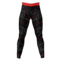 Crimson Shard – Premium BJJ Rash Guard Compression Pants/Spats/Leggings for Men & Women