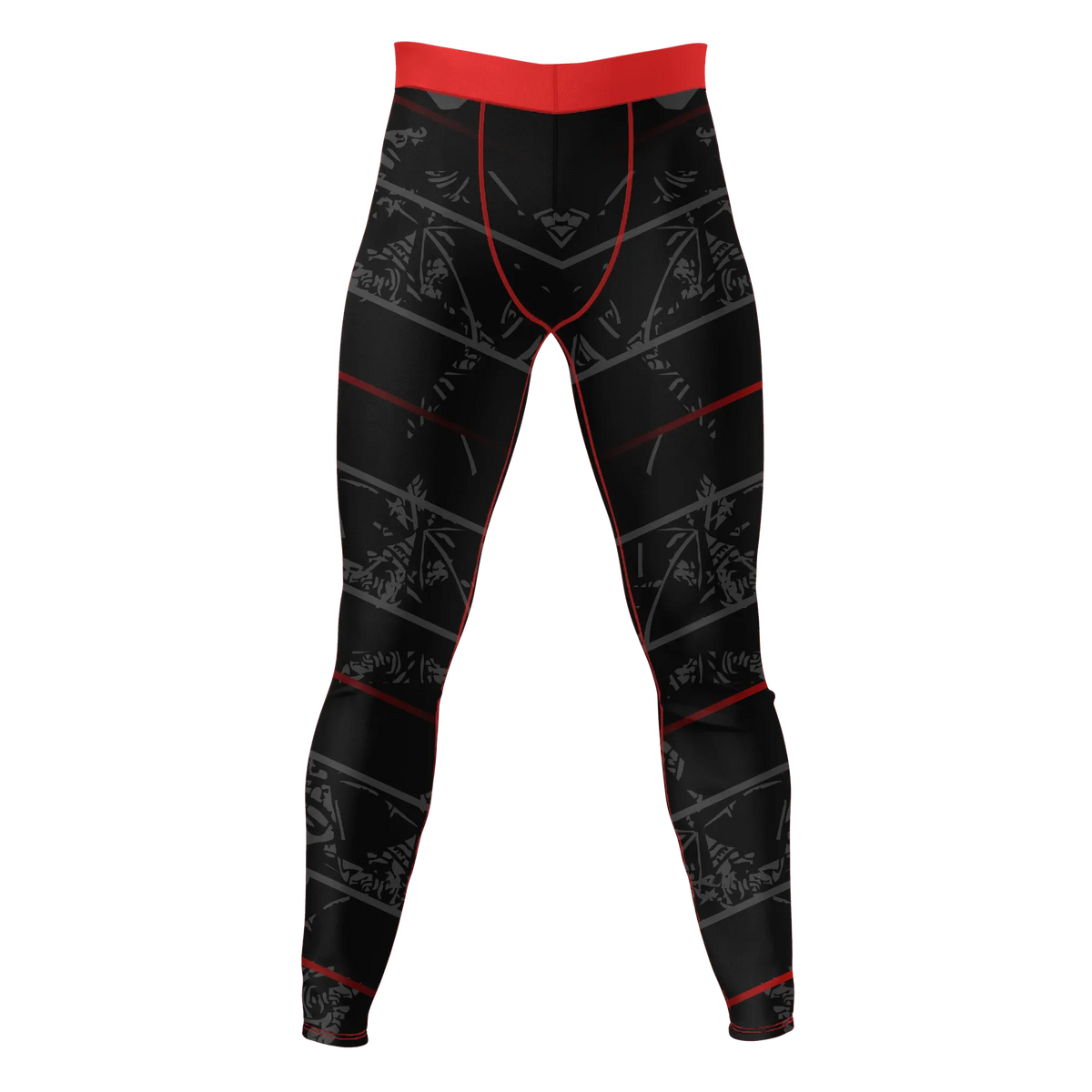 Crimson Shard – Premium BJJ Rash Guard Compression Pants/Spats/Leggings for Men & Women