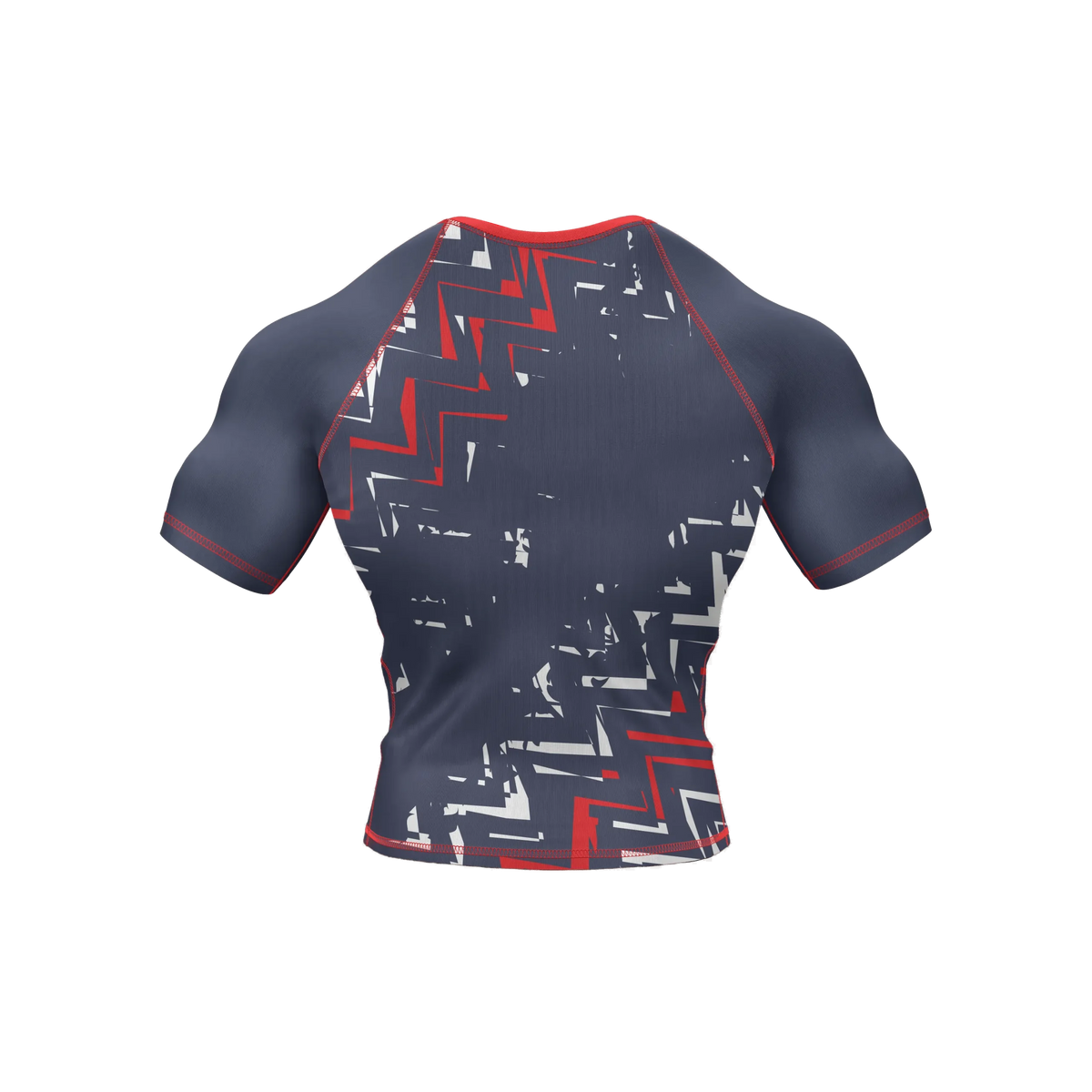 Crimson Surge - Premium BJJ Rash Guard / Compression Top for Men/Women