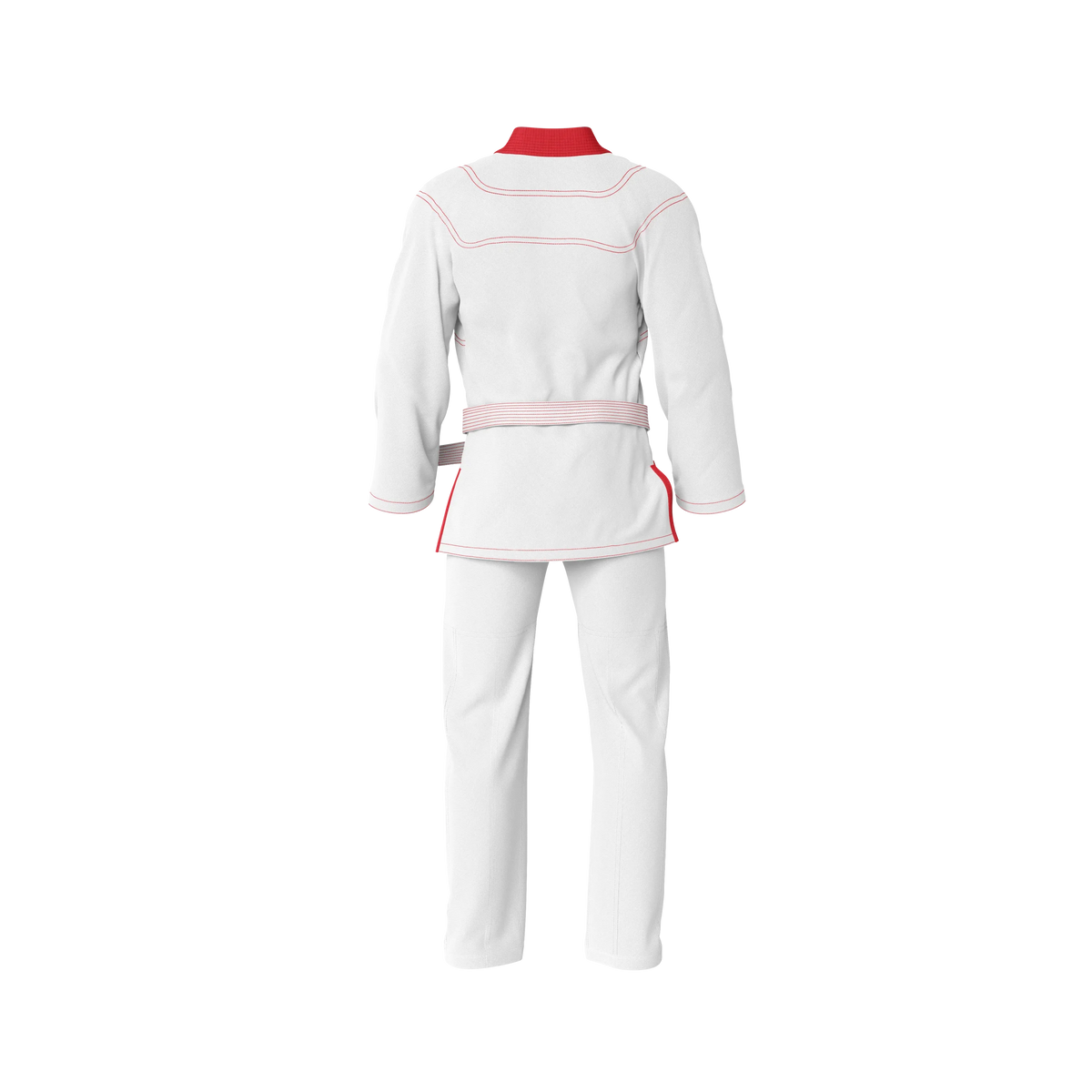 White Crimson Tiger BJJ GI - Sublimation Brazilian Jiu Jitsu Gi - Premium Elite Series