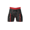 Crimson Vortex Tactical Briefs – Premium BJJ Rash Guard Compression Shorts for Men & Women