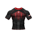 Crimson Core - Premium BJJ Rash Guard / Compression Top for Men/Women