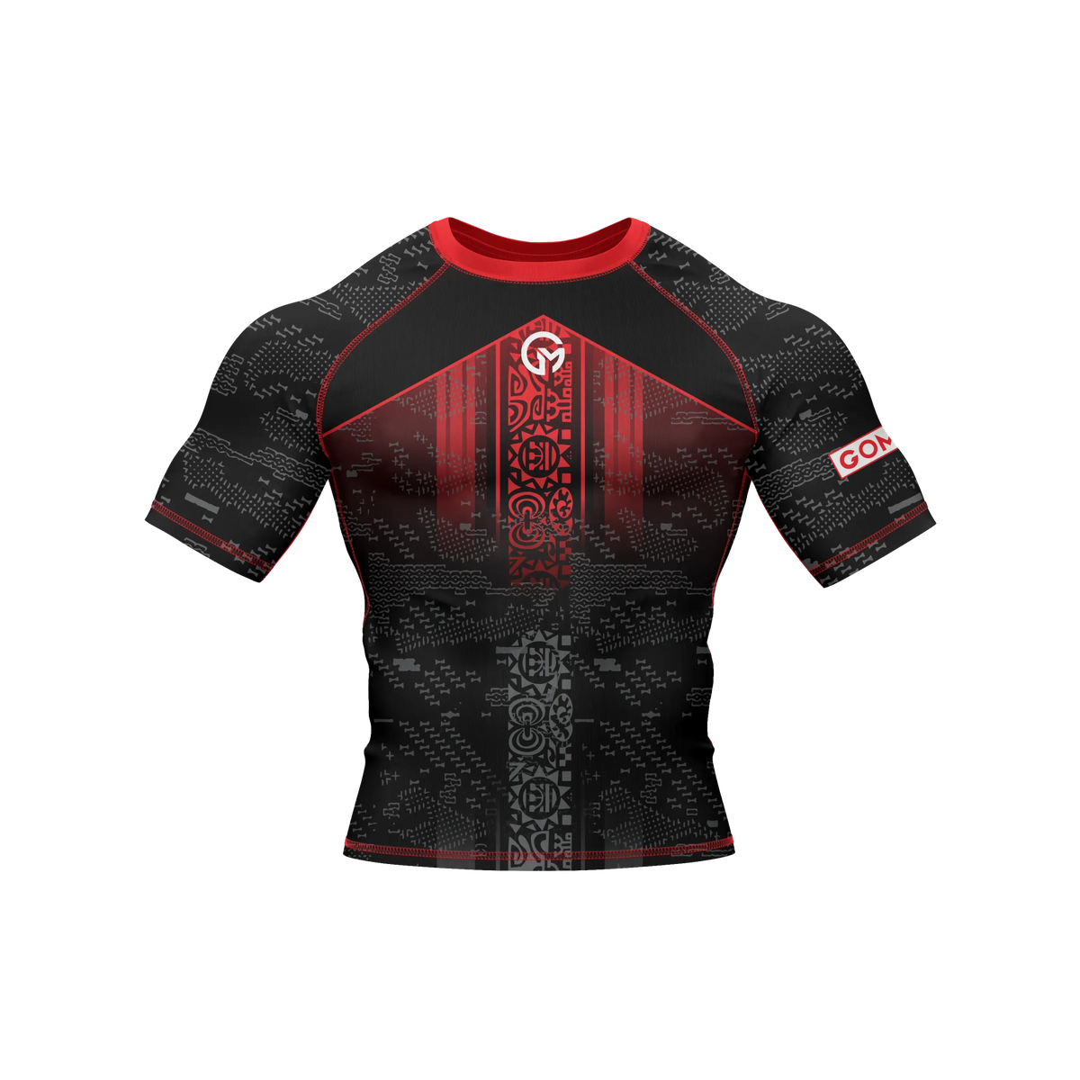 Crimson Core - Premium BJJ Rash Guard / Compression Top for Men/Women