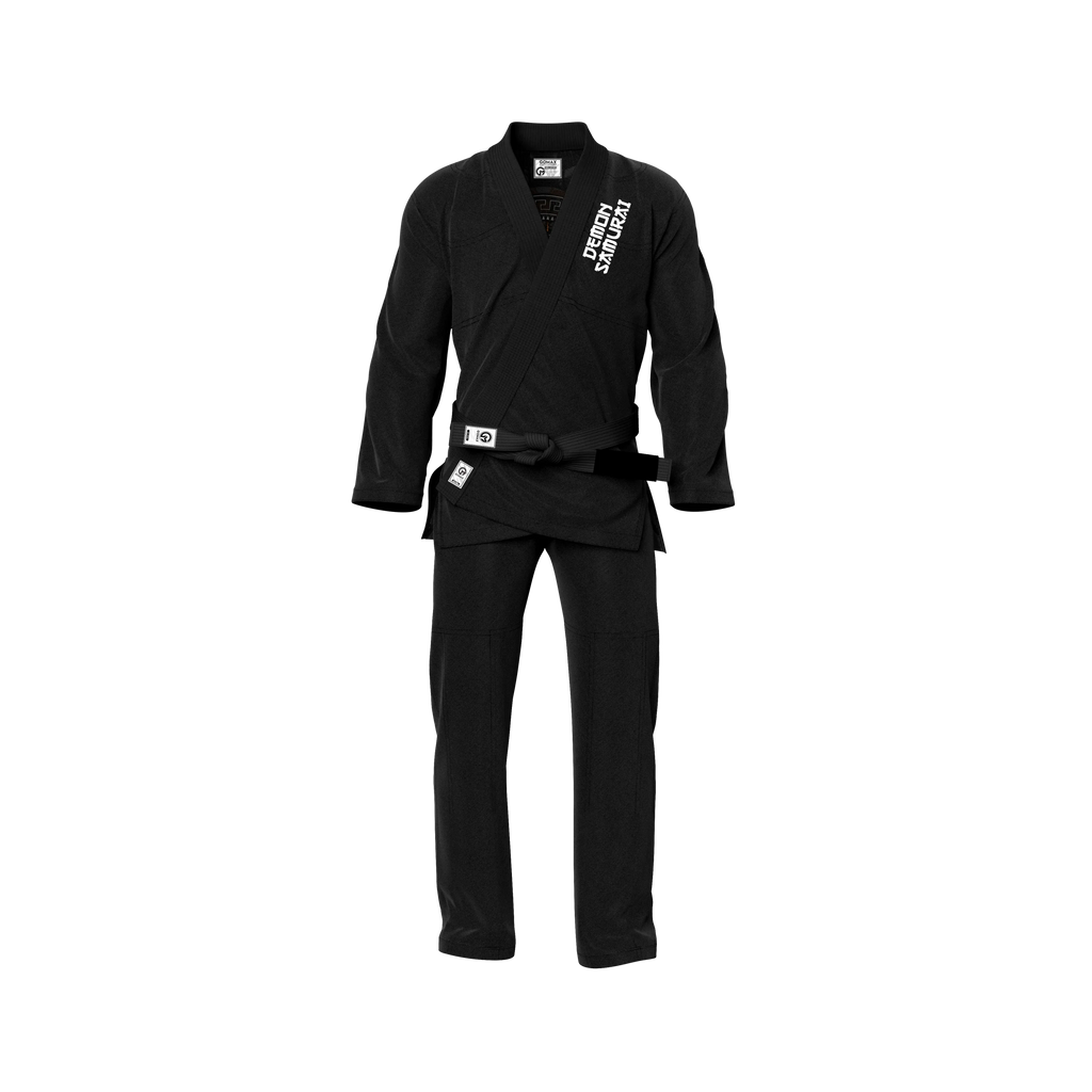 Demon Samurai Sublimation Black Brazilian Jiu Jitsu Gi - Premium Summit Series (BJJ GI)