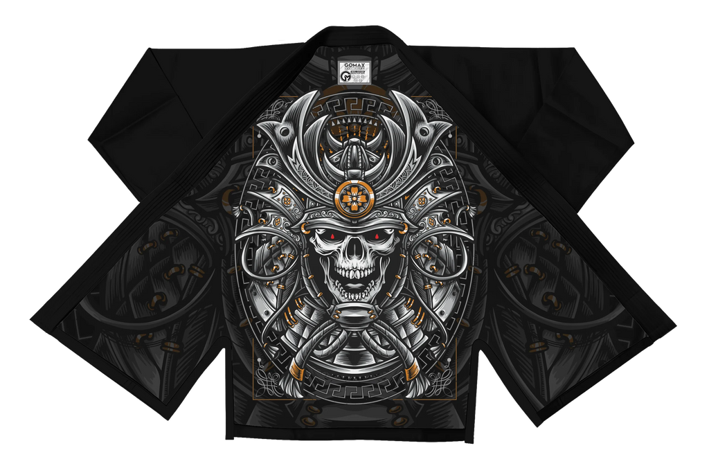 Demon Samurai Sublimation Black Brazilian Jiu Jitsu Gi - Premium Summit Series (BJJ GI)