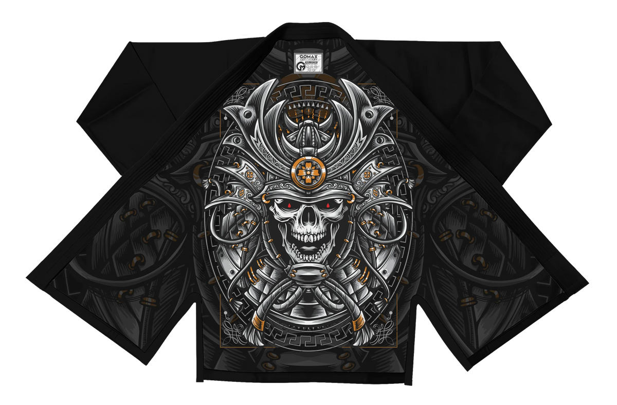 Demon Samurai Sublimation Black Brazilian Jiu Jitsu Gi - Premium Summit Series (BJJ GI)