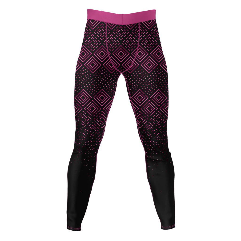 Diamond Fade – Premium BJJ Rash Guard Compression Pants/Spats/Leggings for Men & Women