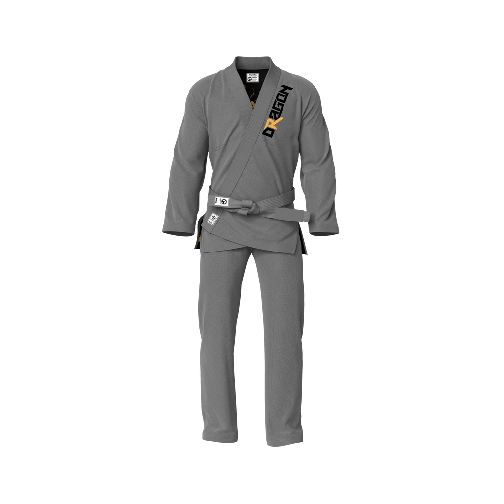 Awaken the Dragon Sublimation Grey Brazilian Jiu Jitsu Gi - Premium Summit Series (BJJ GI)
