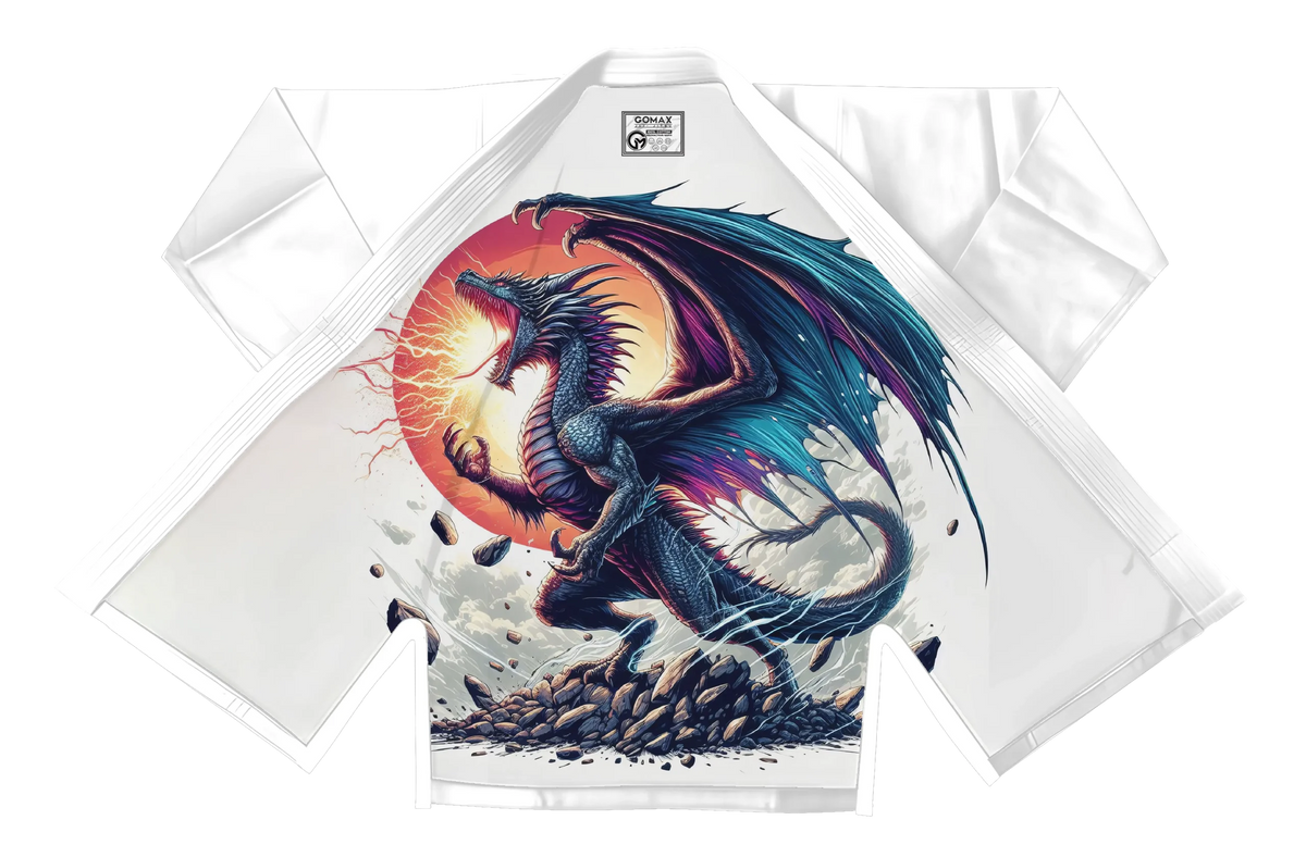White Dragon Sublimation Brazilian Jiu Jitsu Gi - Premium Summit Series (BJJ GI)