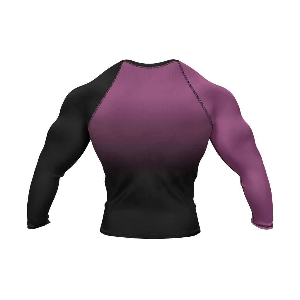 Dragon Ranked Purple - Premium BJJ Rash Guard / Compression Top for Men/Women