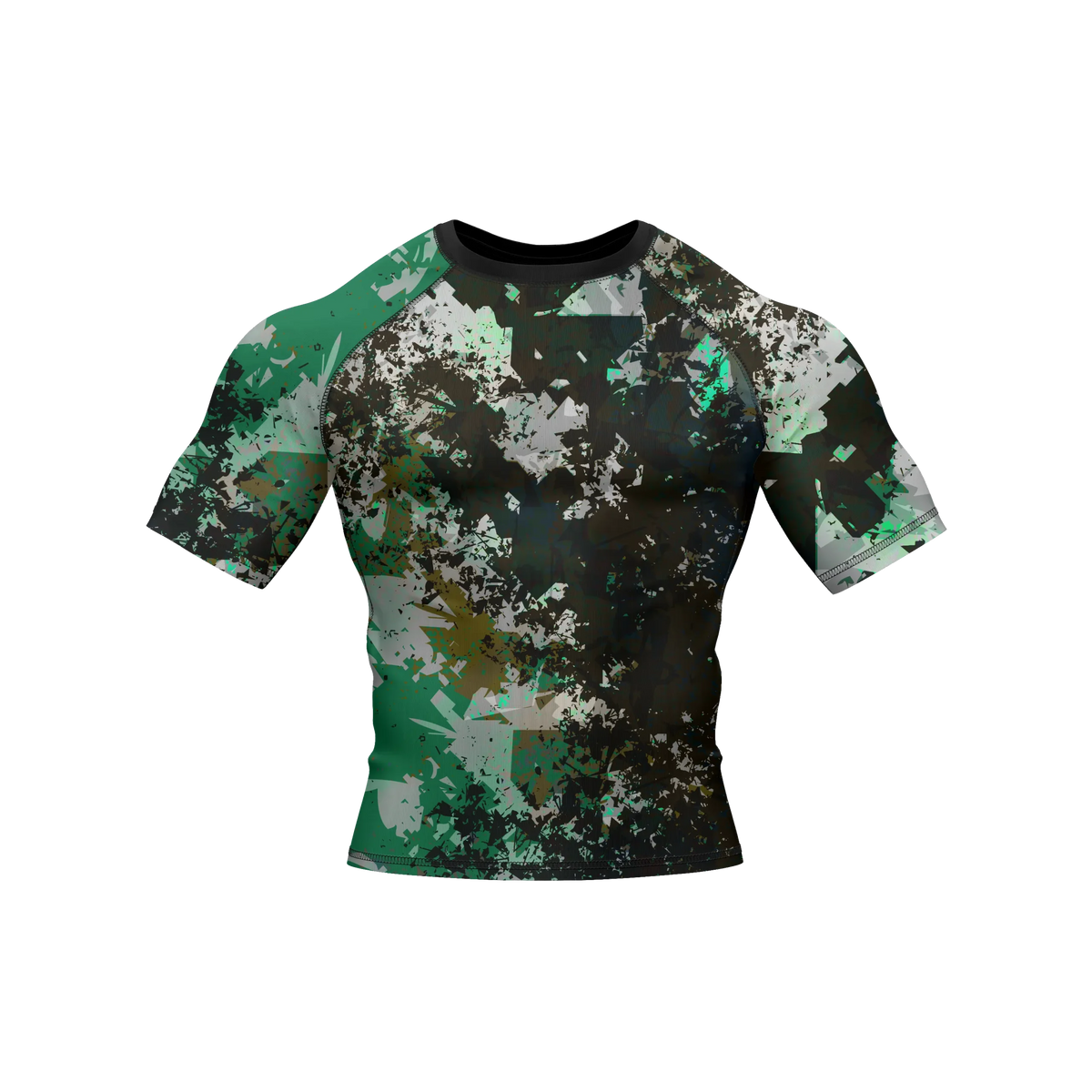 Echo Camo - Premium BJJ Rash Guard / Compression Top for Men/Women