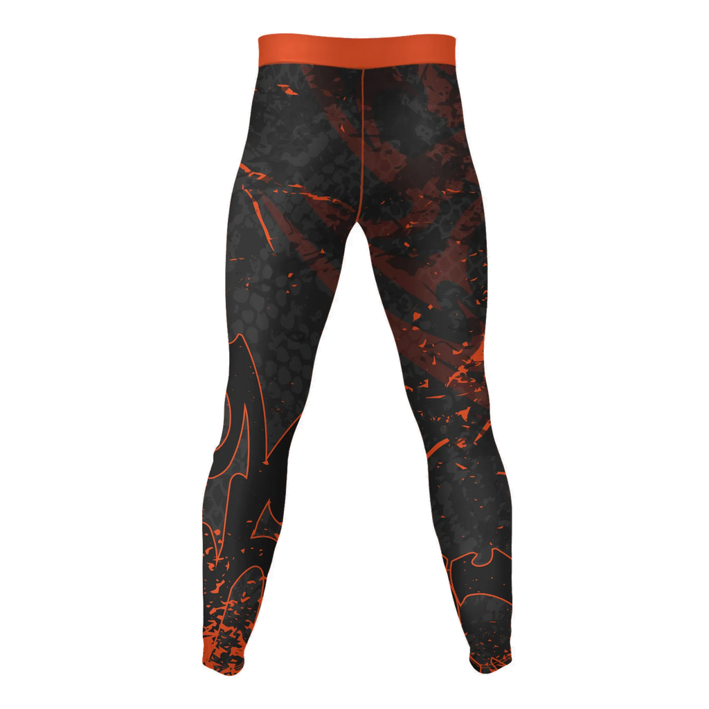 Ember Veil – Premium BJJ Rash Guard Compression Pants/Spats/Leggings for Men & Women