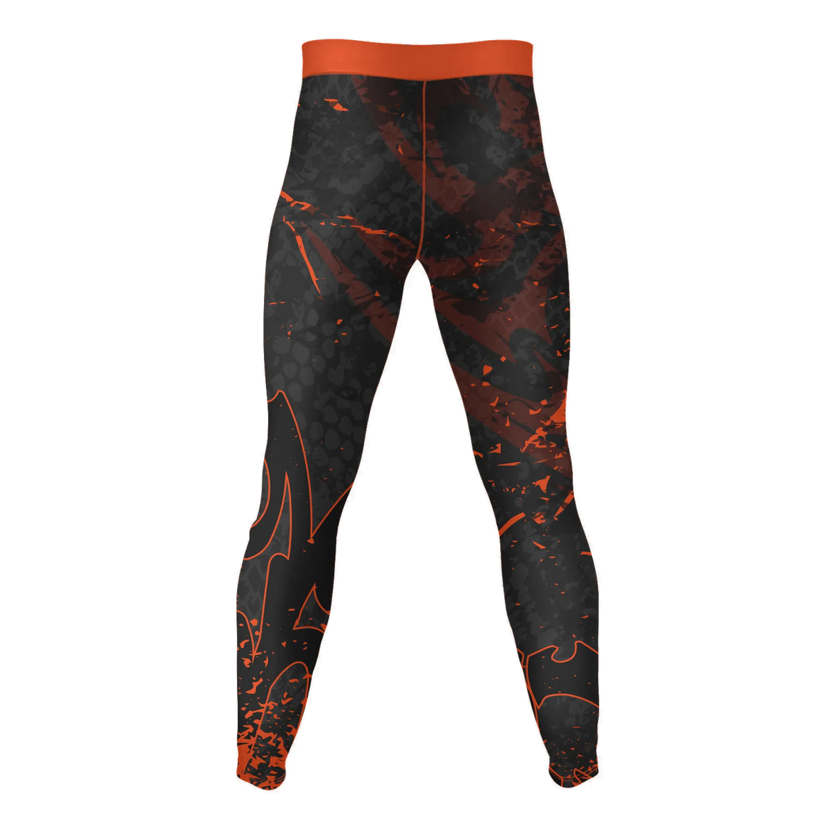 Ember Veil – Premium BJJ Rash Guard Compression Pants/Spats/Leggings for Men & Women