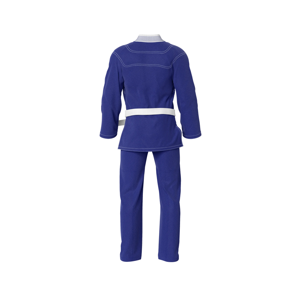 England Blue Sublimation Brazilian Jiu Jitsu Gi - Patriotic Series - Flagwave (BJJ GI)